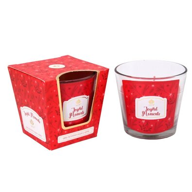 Arome dišeča sveča v steklenem kozarcu Pomarančain klinčki, 90 g