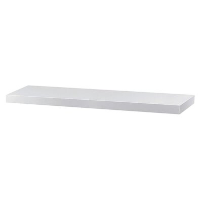 Wandregal Weiß matt, 90 cm