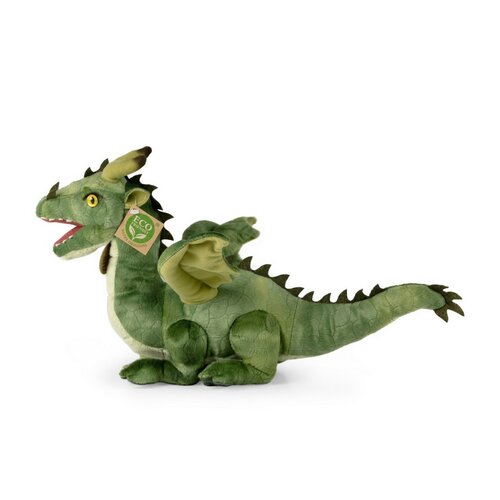 Dragon de pluș Rappa verde, 40 cm ECO-FRIENDLY