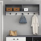 Nástěnný věšák Sarandon Anthracite White