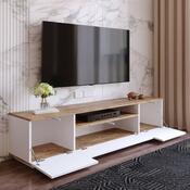 Stolik pod telewizor Fran Atlantic Pine and White