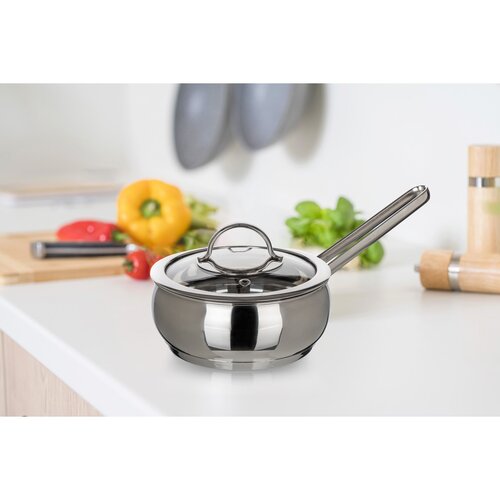 Banquet Nerjaveča posoda z pokrovom Belly, 14 cm,0,95 l