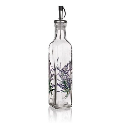 Banquet Steklena steklenica za olje Lavender 500ml