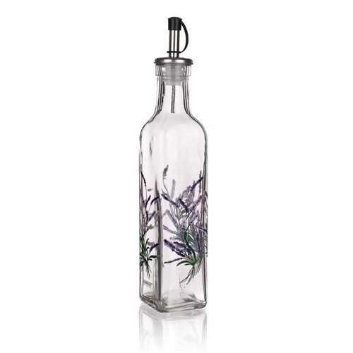 Banquet Steklena steklenica za olje Lavender 500ml