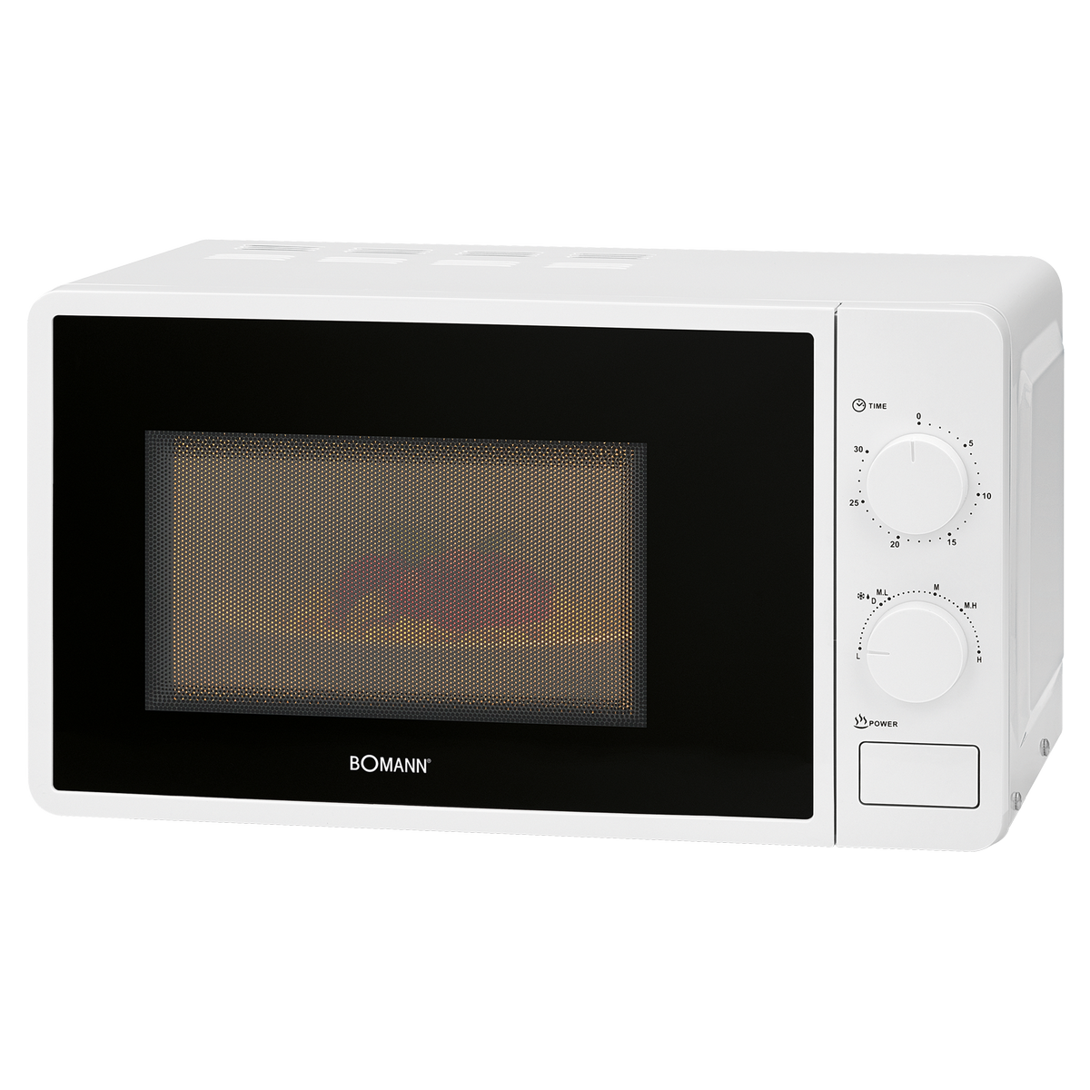 Bomann MW 6014 CB mikrohullámú sütő, 20 l, fehér