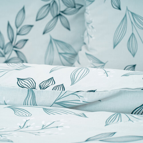 4Home Pościel bawełniana Frosty Leaves, 140 x 220 cm, 70 x 90 cm