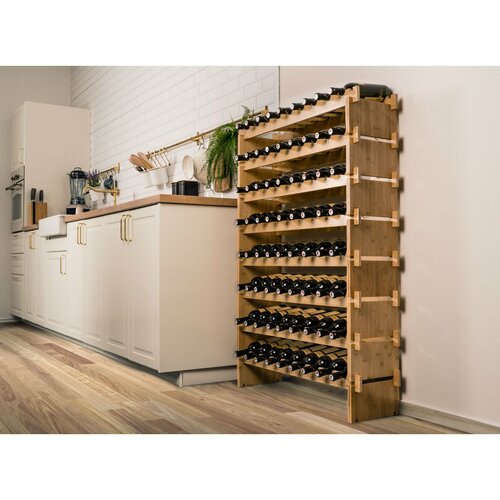 G21 Bambus-Weinregal, 72 Flaschen