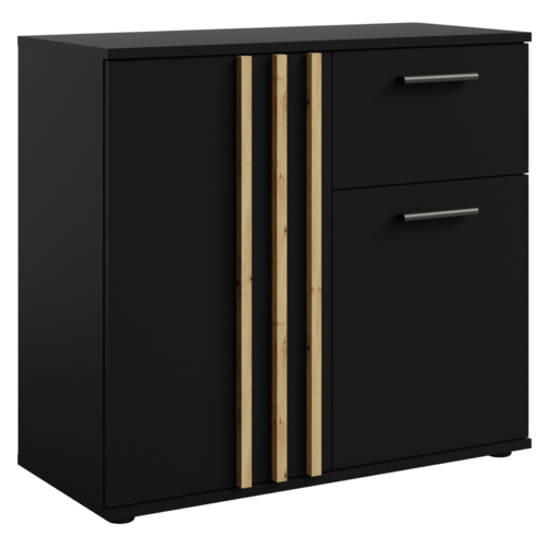 Dulap TOLIS 2D1S, negru