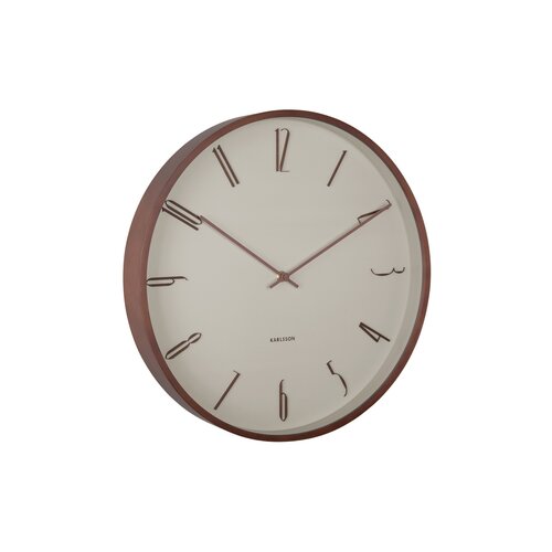 Karlsson 6014WG design falióra bézs, átmérő: 40 cm