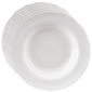 Orion Sada porcelánových hlubokých talířů Mona lem 6 ks, 23 cm