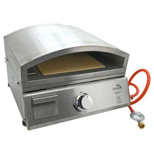 Cattara 14101 Tischgasgrill mit Pizzaofen Napoli