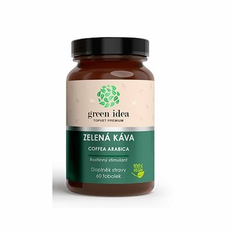 Extract din plante Topvet Cafea verde, 60 capsule