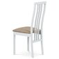 Krzesło do jadalni z litego drewna BC-2482 WT,białe