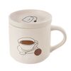 Orion Porcelanowy kubek z pokrywką Herbata, 0,45 l