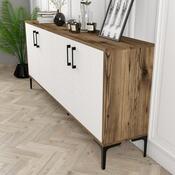 Skříňka Kiev Walnut and White