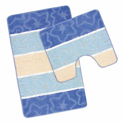 Set covoraşe baie Avangard Orion, albastru, 50 x 80 cm, 50 x 40 cm