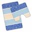 Set covoraşe baie Avangard Orion, albastru, 50 x 80 cm, 50 x 40 cm