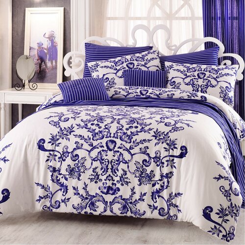 Bavlnené obliečky Royal modrá, 140 x 200 cm, 70 x 90 cm