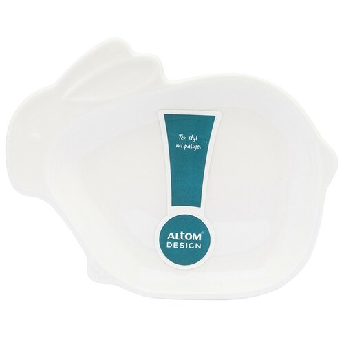 Altom Porcelanowy talerzyk Bunny, 13,5 x 10,5 x 2cm