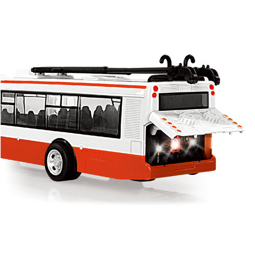 Rappa Trolejbus z zvokom in svetlobo, 28 cm