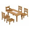 Sylvanian Families Furniture - masă cu scaune
