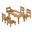 Sylvanian Families Furniture - masă cu scaune