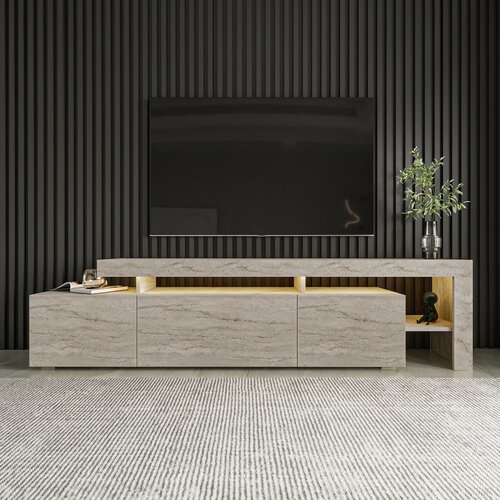 Televizní stolek Beliz Travertine