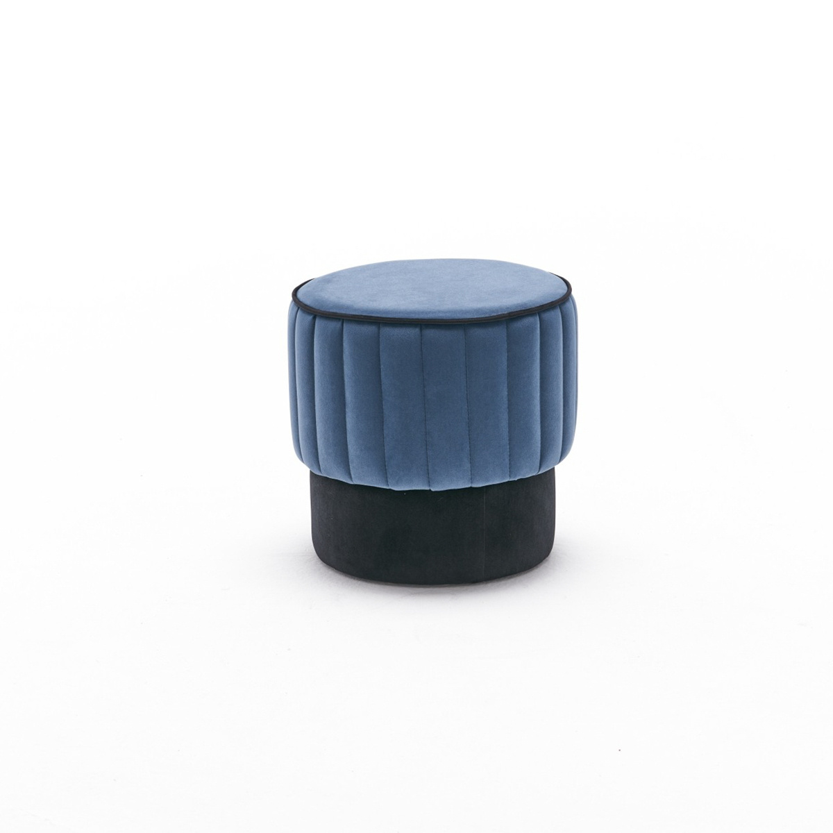 Taburet Rose Puf Blue