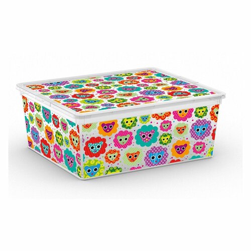 KIS Dekorační úložný box C Box Style Tender Zoo M, 18 l