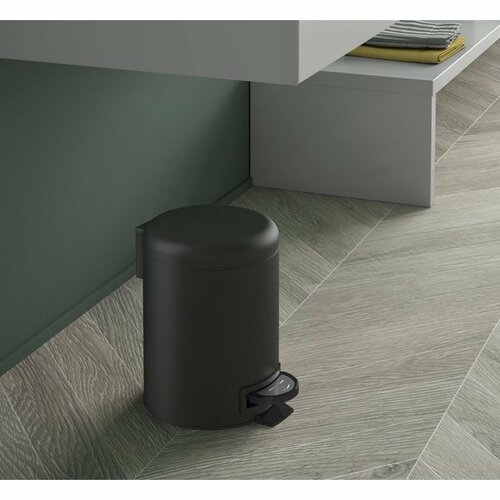 Coș de gunoi GEDY 320914 POTTY 3 L,  negru mat