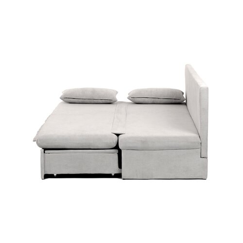 Rozkładana sofa trzyosobowa ASB-4740 BGE2,manżestrowa, beżowa