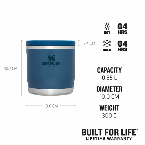 Stanley Adventure To-Go Food Thermos 350 ml Abyssalbastru