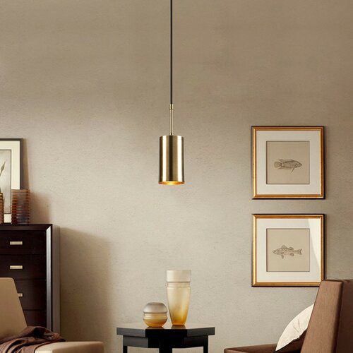 Lampa wisząca Kem - 6396, złoty-czarny