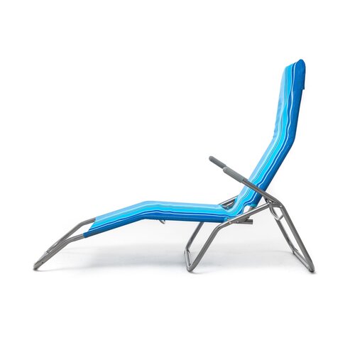 Happy Green Leżak plażowy niebieski, 142 x 60 x 96cm