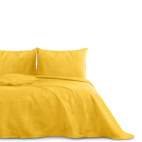 AmeliaHome Dvostranski pregrinjalo za posteljoPalsha zlato, 220 x 240 cm