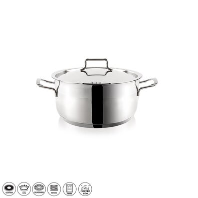 Orion Edelstahlkasserolle mit Deckel Anett 1,9 l