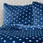 4Home Bettwäsche Mikroflanell Stars Blau,  140 x 220 cm, 70 x 90 cm