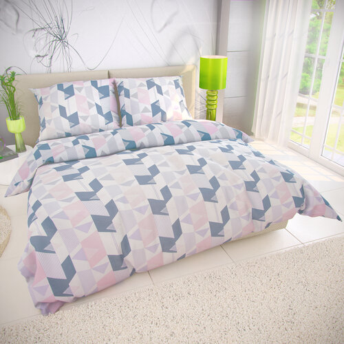 Kvalitex Lenjerie de pat din bumbac Alexa  gri deschis, 200 x 200 cm, 2 buc. 70 x 90 cm