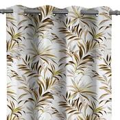 Restilo Záves Blackout Tropics hnedá, 140 x 245 cm