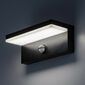 Rabalux 77115 venkovní nástěnné LED svítidlo Zaragoza, se senzorem, 9W, IP54, černá