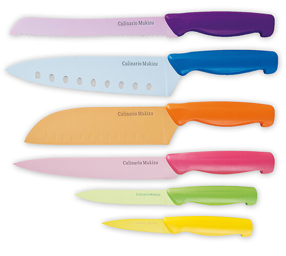 Barevné kuchyňské nože