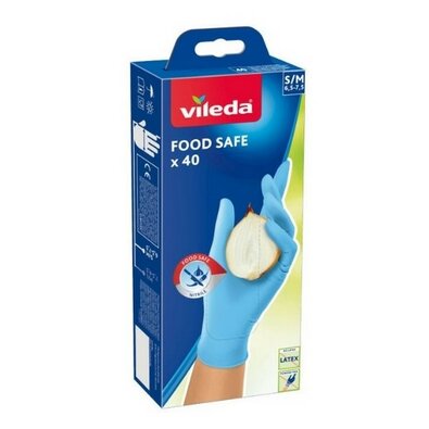 Vileda Food Safe kesztyű S/M 40 db