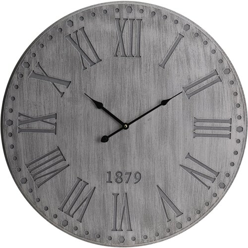Nástenné hodiny Manfredonia sivá, 59 cm