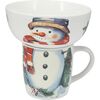 Zestaw śniadaniowy Bałwan, 2 szt., porcelana