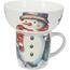 Zestaw śniadaniowy Bałwan, 2 szt., porcelana