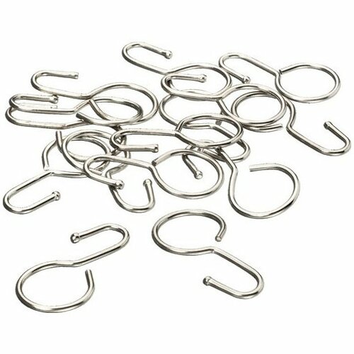 Seilhaken Nickel, Durchmesser 2 cm, 20 Stück