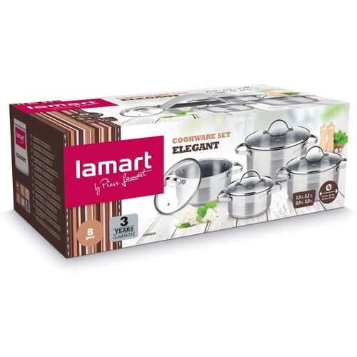 Lamart ELEGANT 8-delni set posode