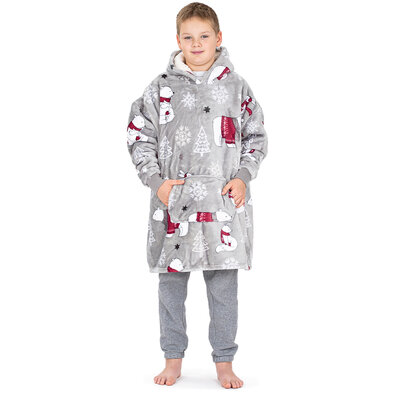 4Home mikroplüss gyapjú hatású pulóver Arctic Snuggles, uni S - gyermek