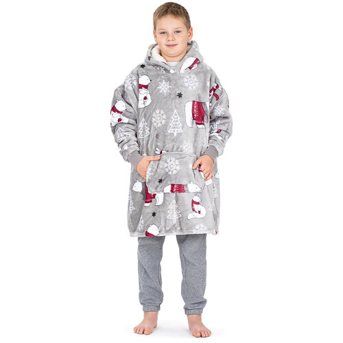 4Home Arctic Snuggles mikrofleece kapuco, enobarvna S - otroška
