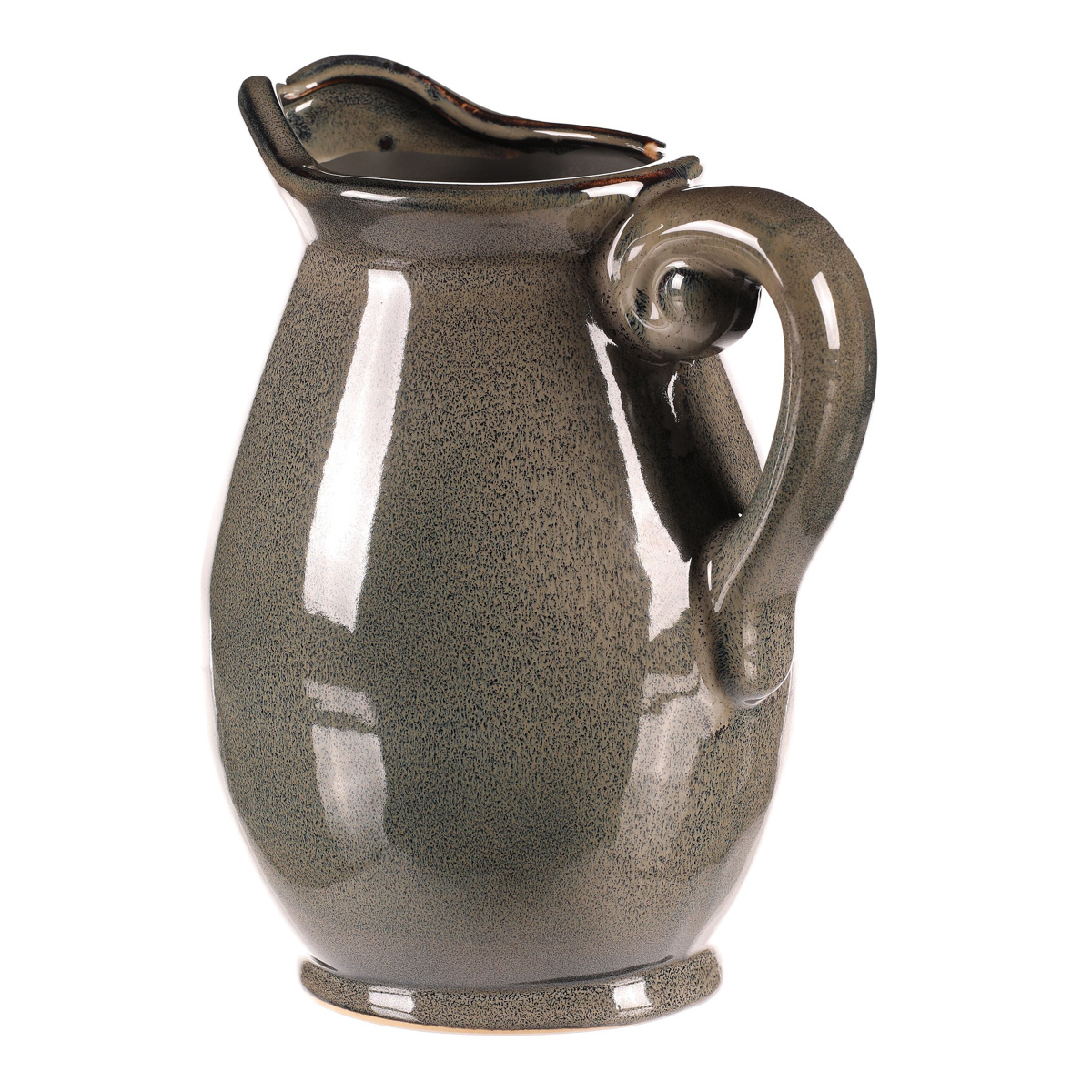 Kerámia kancsó szürke, 15 x 16 x 23 cm, közepes, 23 cm termék 2. képe